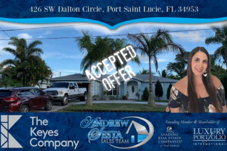 Jacqui Puts Another Port Saint Lucie Home Under Contract