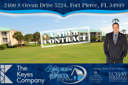 Another Ocean Village Hutchinson Island Condo Under Contract 5224