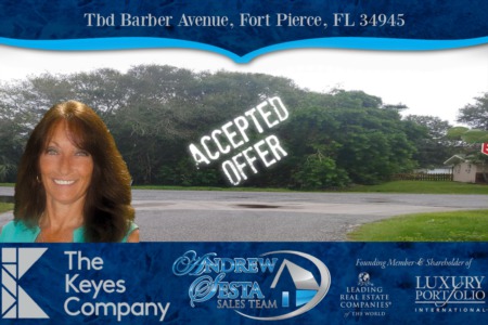 Another Fort Pierce Lot Under Contract Barbra Ave