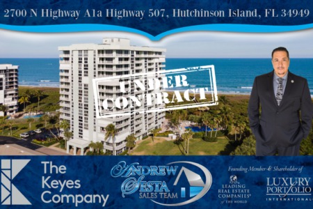 Another Hutchinson Island Condo Under Contract 2700 N Highway A1A