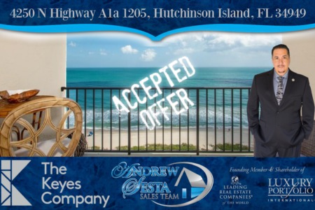 Another Hutchinson Island Oceanfront Condo Under Contract 4250 N Highway A1A