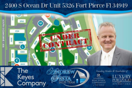 Another Ocean Village Hutchinson Island Condo Under Contract 5326