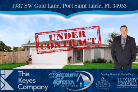 Another Port St Lucie Lot Under Contract in 48 Hours Gold Lane