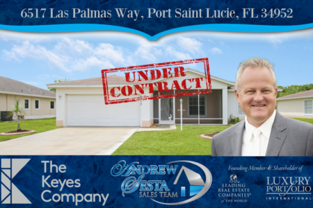 Another Port Saint Lucie Florida Home Under Contract Las Palmas