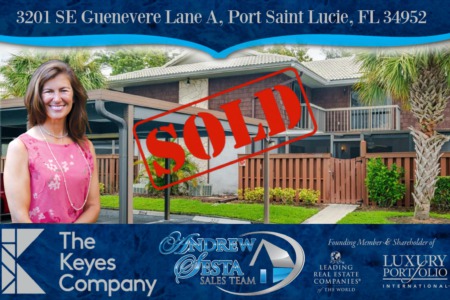 Another Port St Lucie Townhome Sold and Closed 3201 SE Guenevere