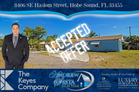 Another Hobe sound Home Under Contract
