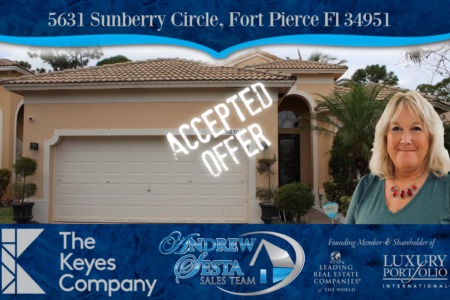 Another Fort Pierce Home Under Contract Sunberry Circle