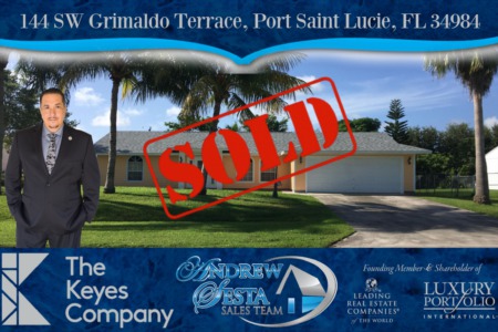 ANOTHER PORT ST LUCIE INVESTMENT PROPERTY SOLD-Grimaldo