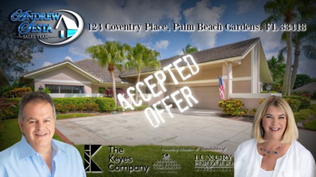 ANOTHER PALM BEACH GARDENS HOME UNDER CONTRACT