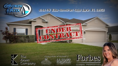 Another Port Saint Lucie Home Under Contract 4414 SW Elba 