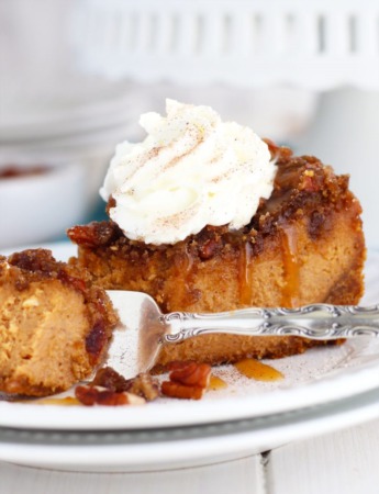 Pumpkin Pecan Cheesecake