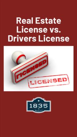 Drivers License vs Real Estate License