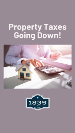 Property Taxes Actually Going Down!