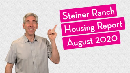 Steiner Ranch Housing Report - August 2020