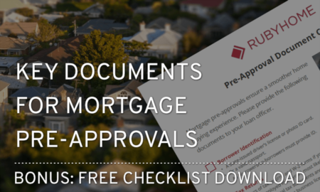 Documents Needed for Mortgage Pre-Approval
