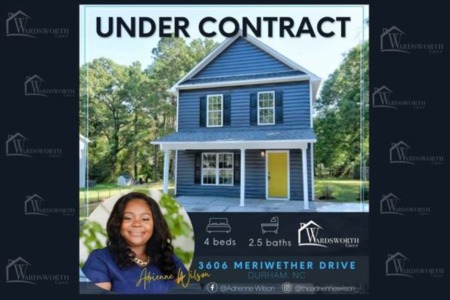 Congratulations Adrienne Wilson for another Property Under Contract!