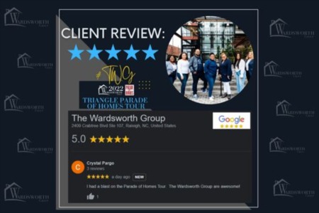 TWG Triangle Parade of Homes Tour 2022 received a 5-star review!
