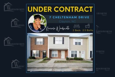 We congratulate Kameela Wardsworth and her client on having this home under contract!