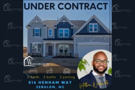 Another Dream Home Under Contract by Matthew Wardsworth for a Lucky Client!
