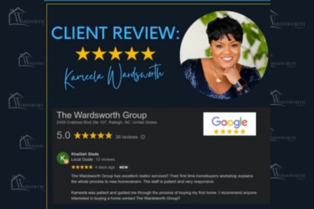 Kameela Wardsworth Got a 5-star Review from Her Happy Client! 