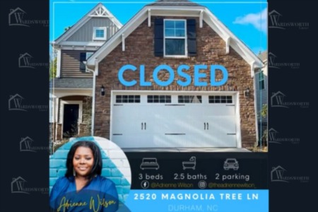 A Huge Congratulations to Adrienne Wilson for Closing This Home for Her Client!