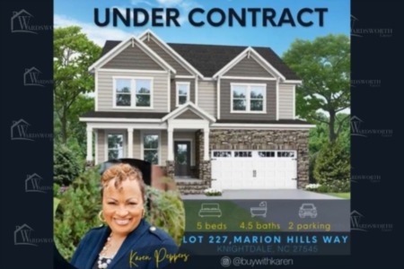 Congratulations Karen Peppers on Another Property Under Contract in Knightdale!