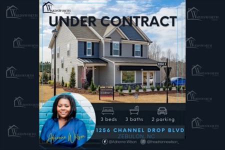 Adrienne Wilson and Her Client Got This Amazing Home at Zebulon UNDER CONTRACT!