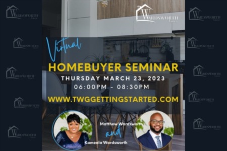 Join us for FREE on Thursday, March 23 at 06:00 PM for our VIRTUAL Home Buyers Seminar