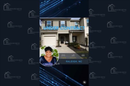 This beautiful property in #Raleigh went #UnderContract in less than a week, all thanks to the dedicated efforts of Kameela Wardsworth. A big congratulations to Kameela and her client!