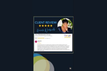 Kameela Wardsworth received yet another outstanding review with a perfect five-star