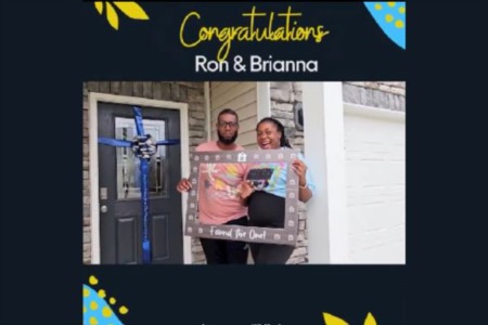 Congratulations Ronald and Brianna on your new found #home!