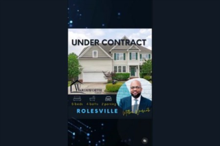 Matthew Wardsworth got this home #undercontract for his incredible client in #Rolesville!