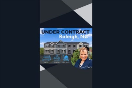 Big applause to Mrs. Karen Peppers (IG: @buywithkaren) for securing this #Newconstruction #Home #UNDERCONTRACT in #Raleigh for her client! 