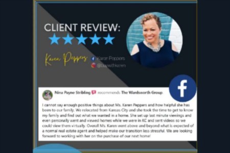 Client satisfaction speaks volumes! 5 star review for Mrs. Karen Peppers (IG: @buywithkaren)