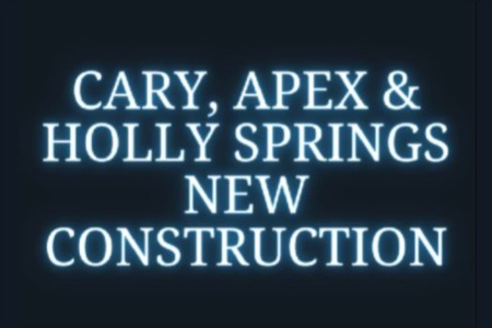 xplore the possibilities of calling Cary, Apex, and Holly Springs home with these stunning New Construction listings! 