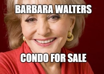 Barbara Walters Condo For Sale