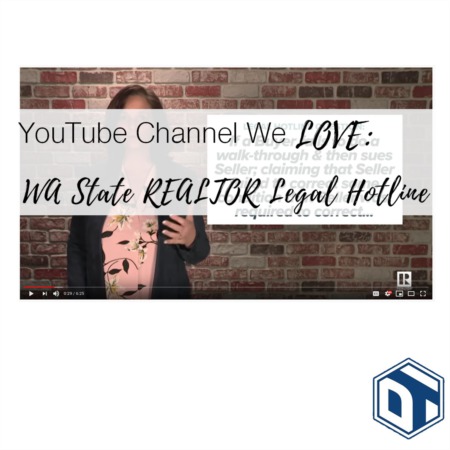 YouTube Channel We Love: Washington REALTORS Legal Hotline