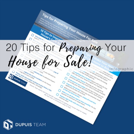 20 Tips for Preparing Your House for Sale: Infographic!