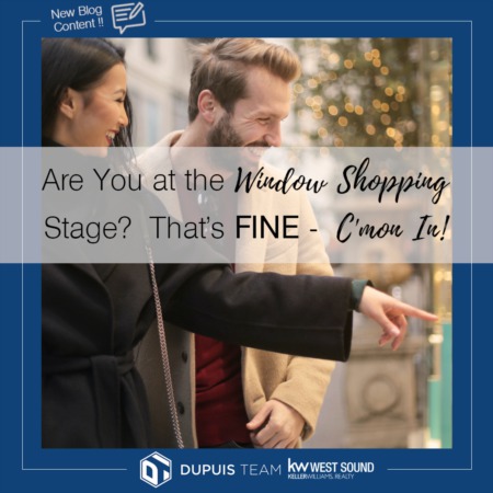 Are You at the Window Shopping Stage?  That's Fine - C'mon In!