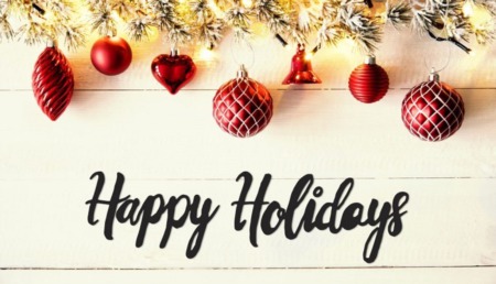 HAPPY HOLIDAYS!