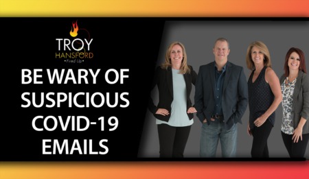 Cybersecurity: Be Wary of Suspicious COVID-19 Emails!