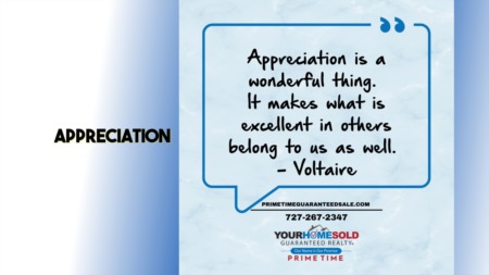 Quote of the Day - Appreciation
