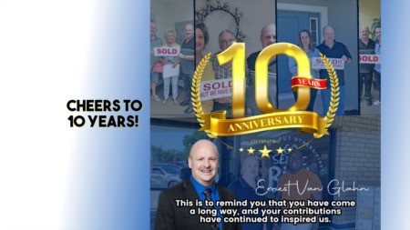 Cheers to 10 years of success in the world of real estate!