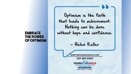 Embrace the power of optimism