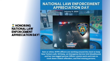Honoring National Law Enforcement Appreciation Day! 