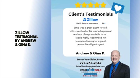 Zillow Testimonial By Andrew & Gina D.