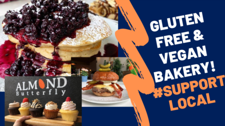 Gluten Free & Vegan Bakery: Almond Butterfly #SupportLocal