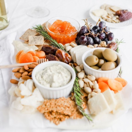 Healthy Charcuterie Board for Fall
