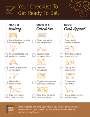 Your Checklist To Get Ready To Sell [INFOGRAPHIC]
