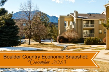 Boulder County Real Estate Stats December 2013